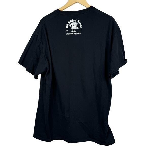 Oh Shirt Yeah Light Bulb Black Tee Mens Size XL - Picture 4 of 4